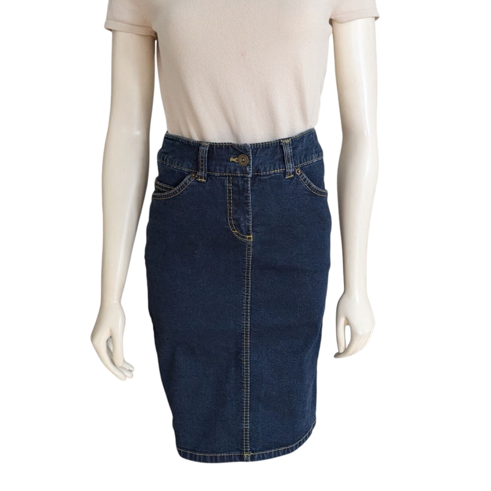 H&M Denim Pencil Skirt Size 6